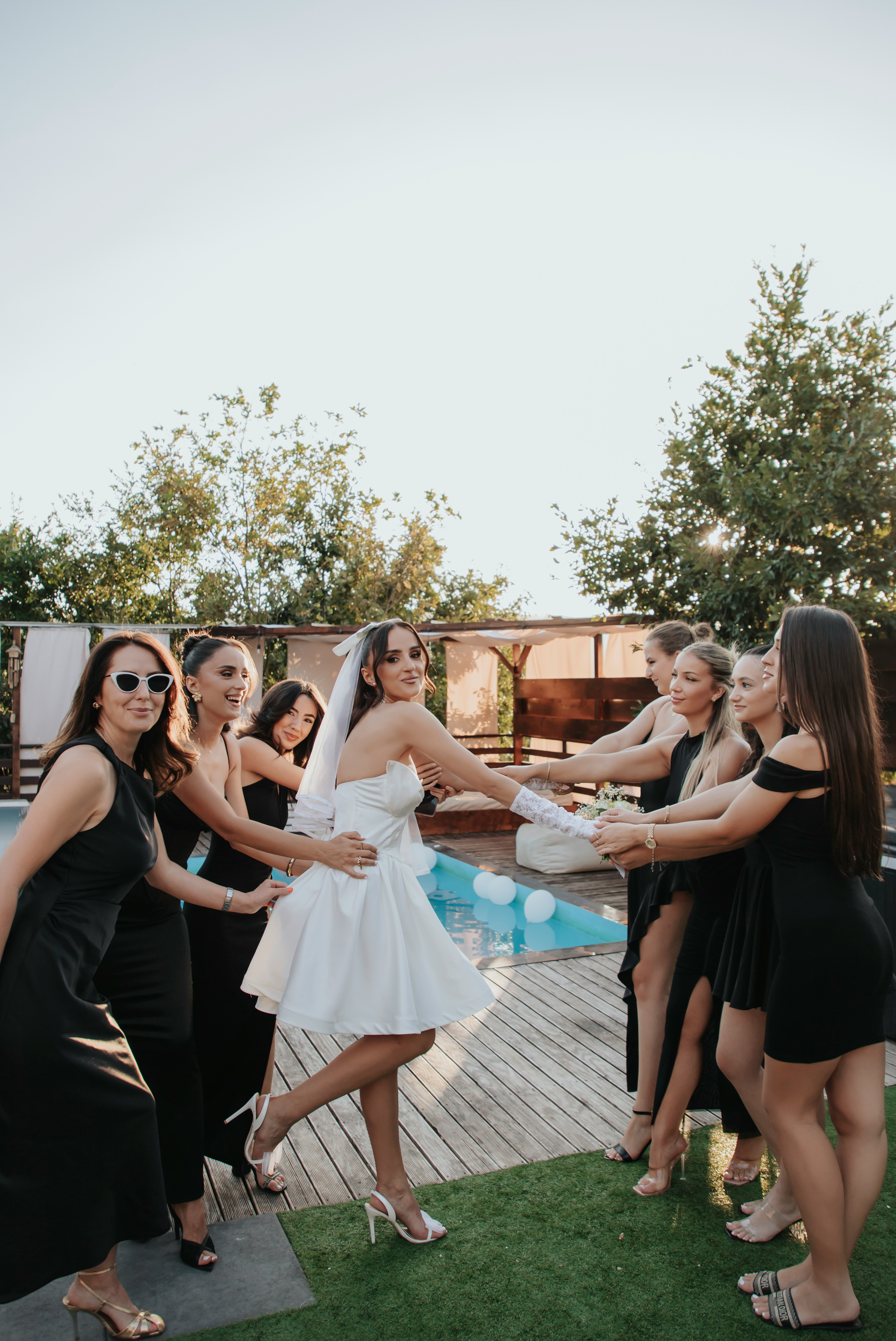 Shooting photo EVJF Montpellier - Photographe future mariée